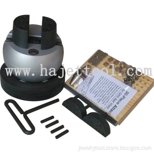 Hot Sale Standard Engraving Block Ball Vise GRS Engraving Block with 30 PCS Attachment Set